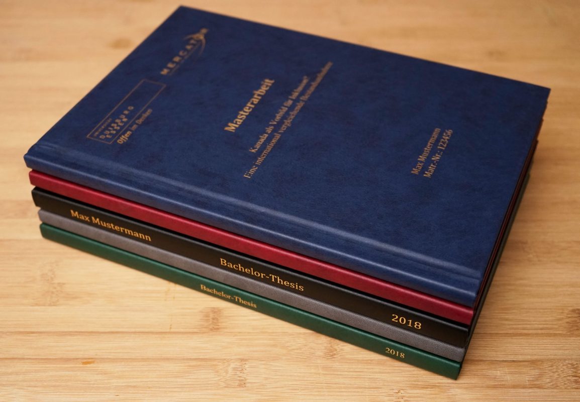 پایان نامه و صحافی